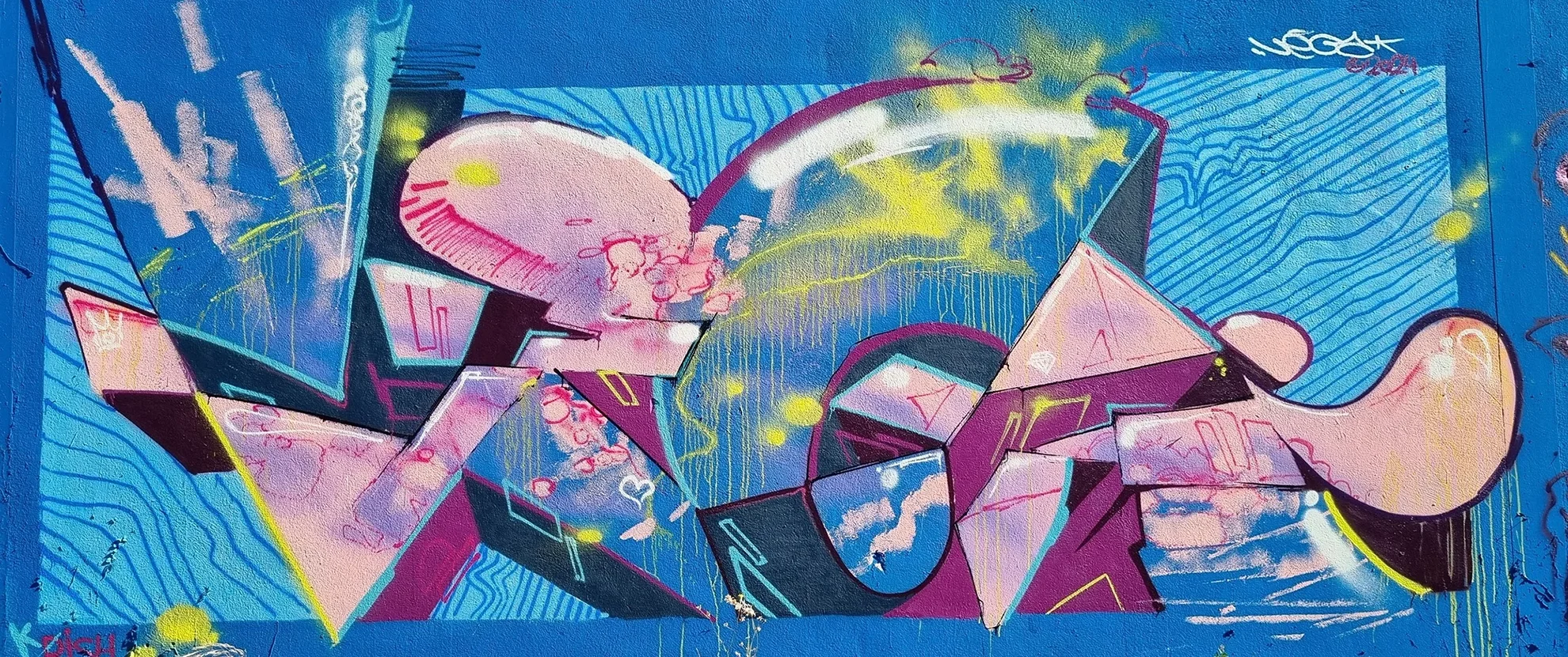 Fresque murale Vega - Street Art à Marseille par AKA77